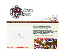 Tablet Screenshot of americanbreakersca.net